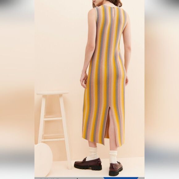 Ronny Kobo Multicolor Striped Maxi Dress - Picture 2 of 9